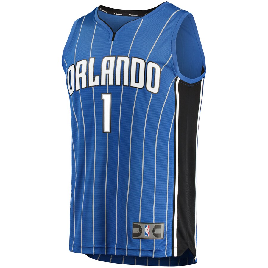 Alternative view of Jonathan Isaac Orlando Magic Fanatics Branded Fast Break Replica Player Jersey - Icon Edition - Blue