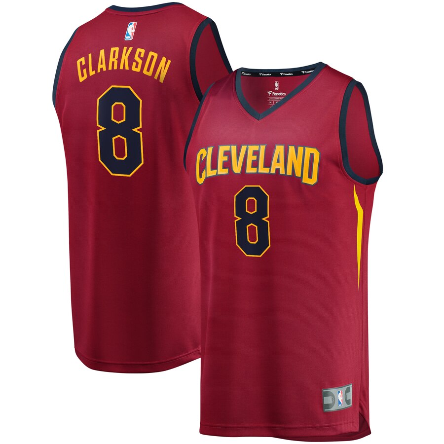 Jordan Clarkson Cleveland Cavaliers Fanatics Branded Youth Fast Break Replica Basketball Jersey Wine - Icon Edition