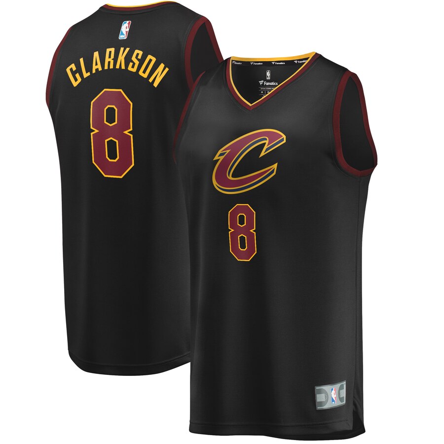 Jordan Clarkson Cleveland Cavaliers Fanatics Branded Youth Fast Break Replica Player Basketball Jersey - Statement Edition - Black