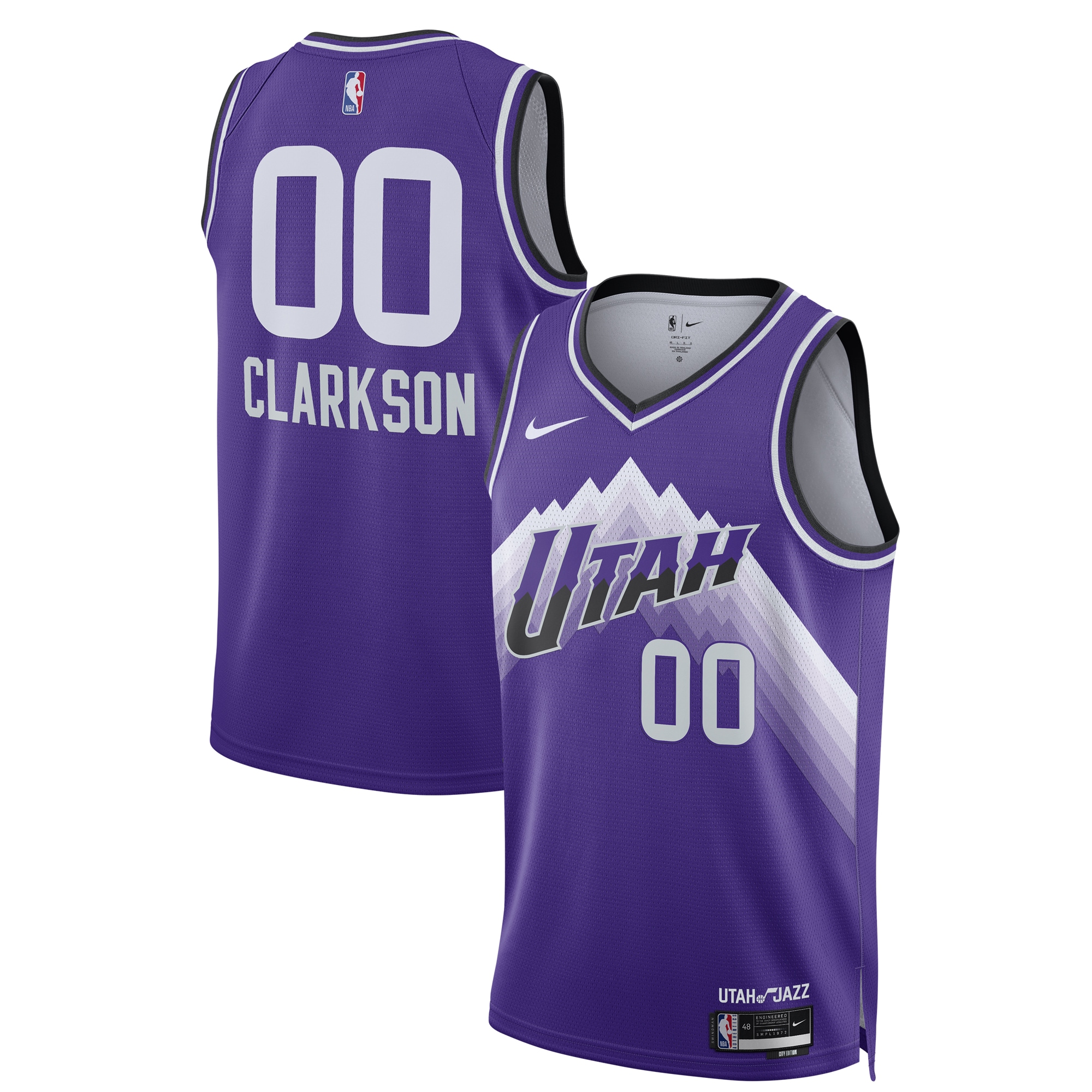 Jordan Clarkson Utah Jazz Unisex 2023/24 Swingman Basketball Jersey - Purple - City Edition