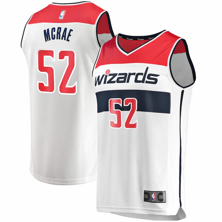 Jordan Mcrae Washington Wizards Fanatics Branded Fast Break Player Basketball Jersey - Association Edition - White