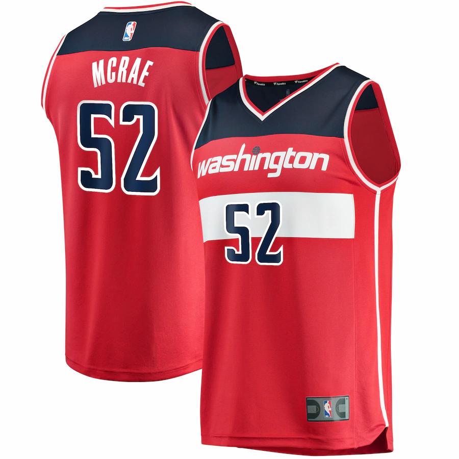 Jordan Mcrae Washington Wizards Fanatics Branded Fast Break Player Jersey - Icon Edition - Red
