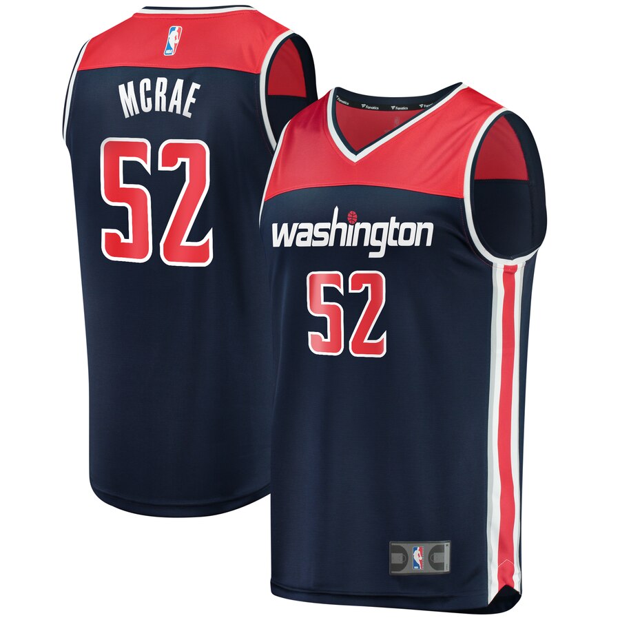 Jordan Mcrae Washington Wizards Fanatics Branded Youth Fast Break Player Jersey - Statement Edition - Navy