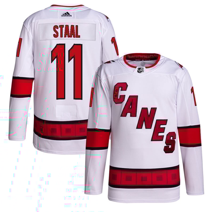 Jordan Staal 11 Carolina Hurricanes Away Primegreen Hockey Jersey - Men, White - JS866 