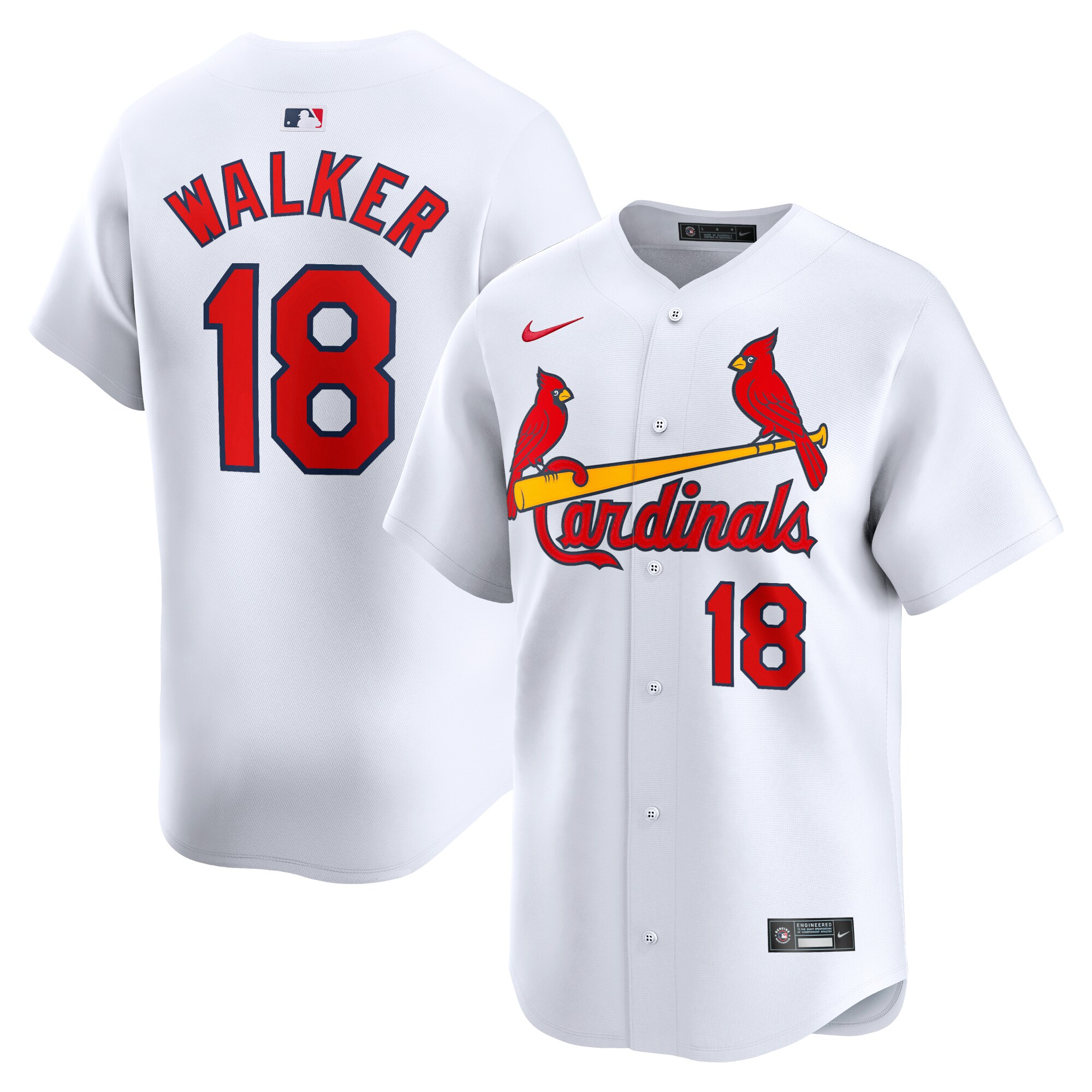 Jordan Walker St. Louis Cardinals Home Limited Player Baseball Jersey - White