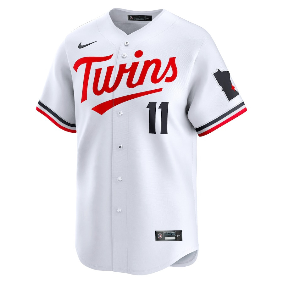 Alternative view of Jorge Polanco 11 Minnesota Twins Home Limited Player Men Baseball Jersey - White 