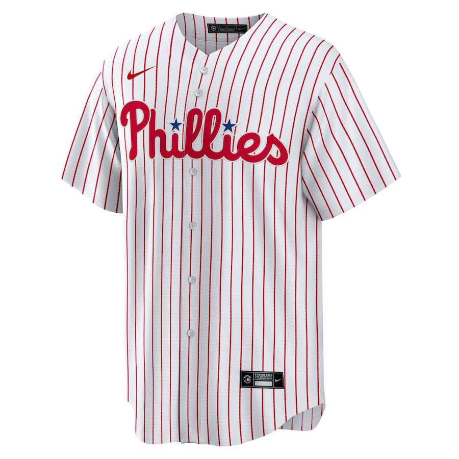 Alternative view of José Alvarado 46 Philadelphia Phillies Men Baseball Jersey - White 