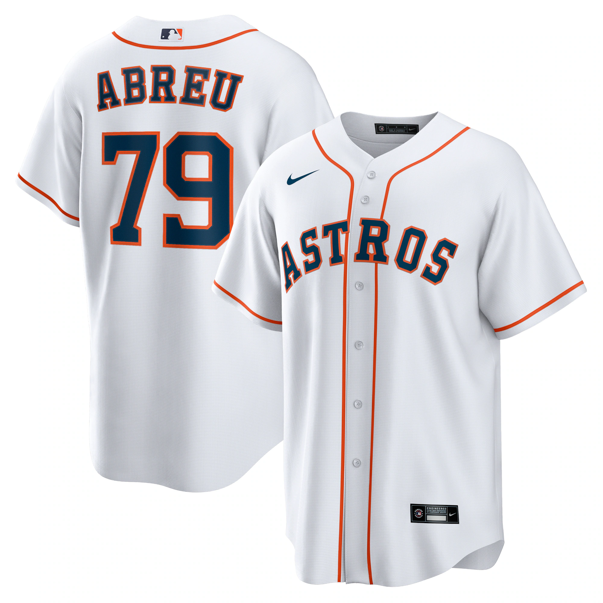 Jose Abreu Houston Astros Home Replica Player Baseball Jersey - White