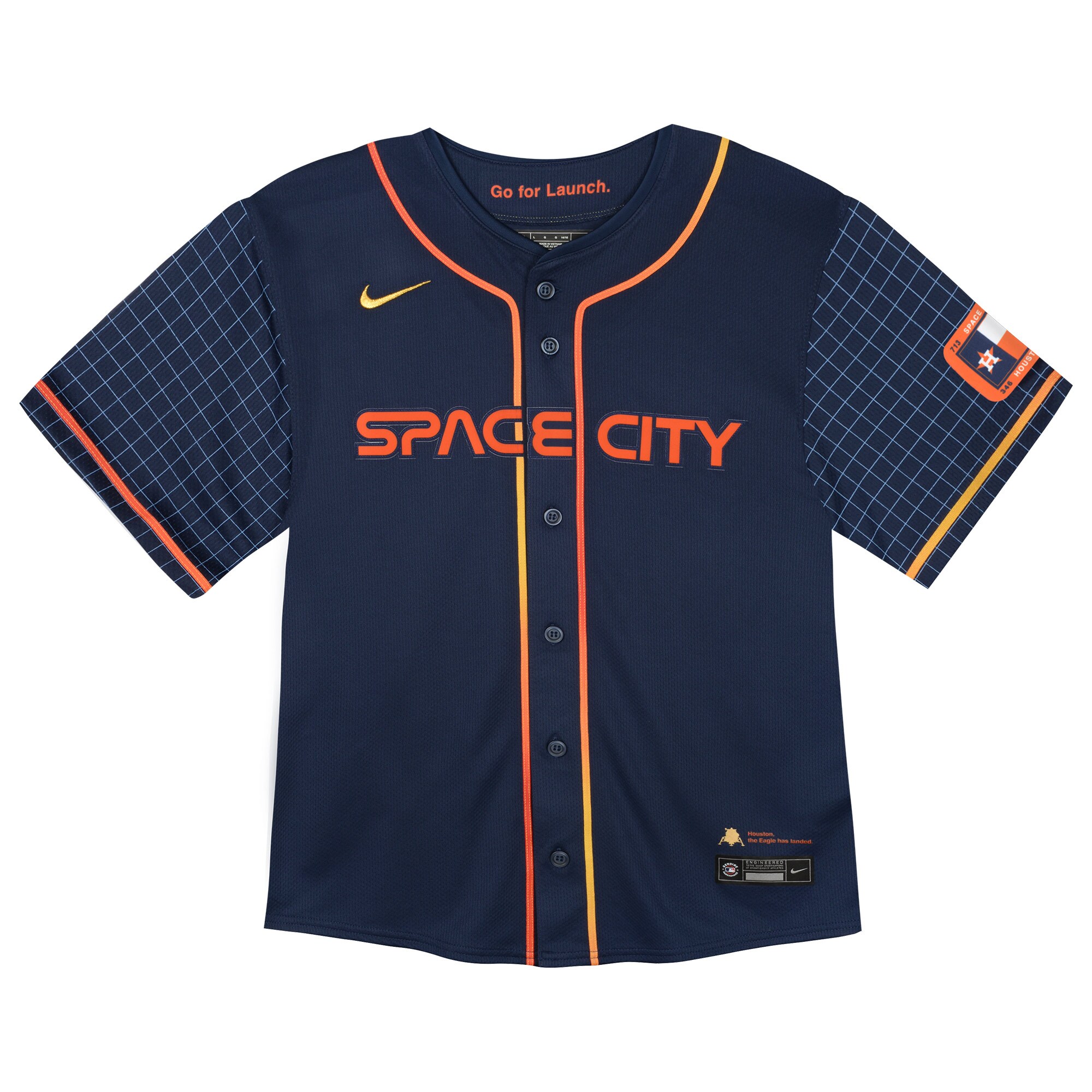Alternative view of Jose Altuve Houston Astros Toddler City Connect Limited Player Baseball Jersey - Navy