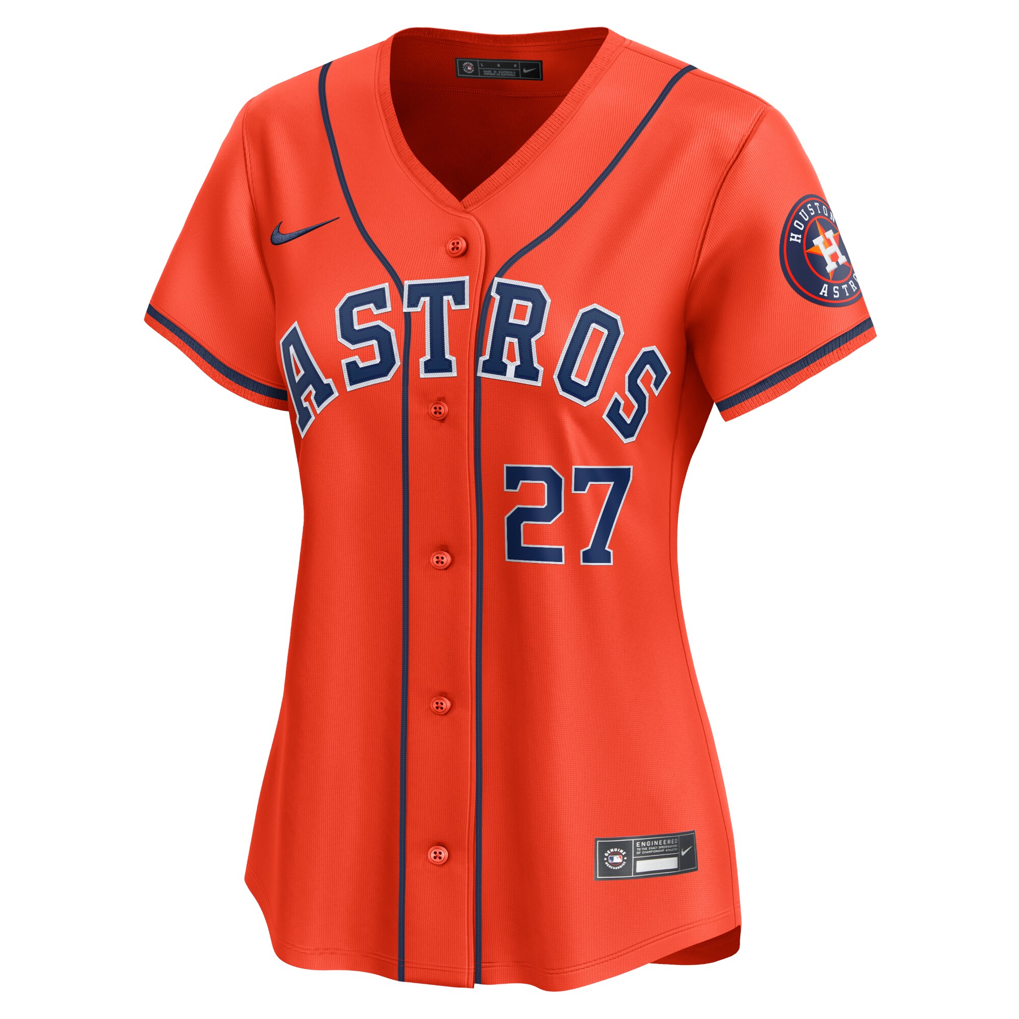 Alternative view of Jose Altuve Houston Astros Women's Alternate Limited Player Baseball JerseyÃƒâ€šÃ‚Â ÃƒÂ¢Ã¢â€šÂ¬Ã¢â‚¬Å“ Orange
