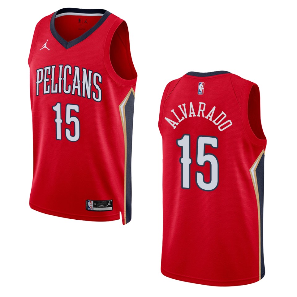 Jose Alvarado Statement Edition New Orleans Pelicans 2022-23 Red Swingman Basketball Jersey
