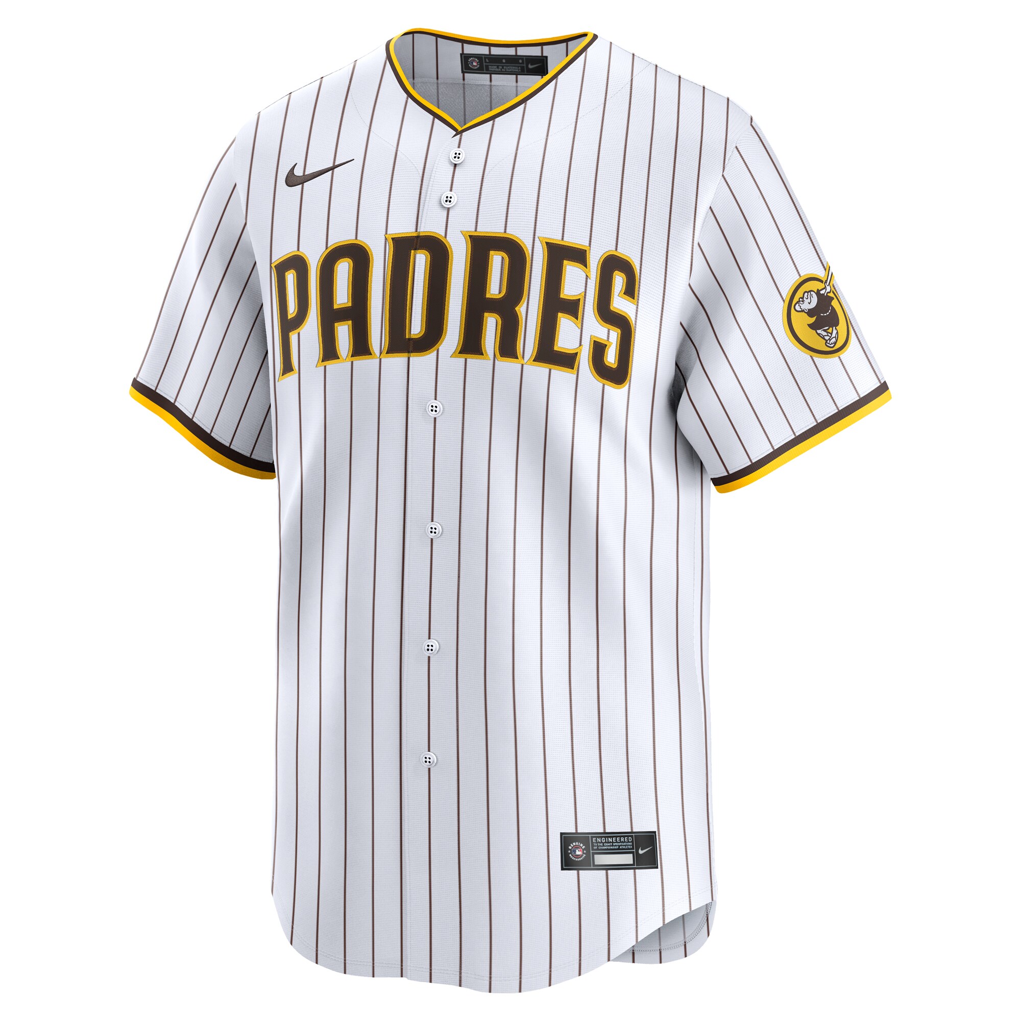 Alternative view of Jose Azocar San Diego Padres Home Limited Player Baseball Jersey - White