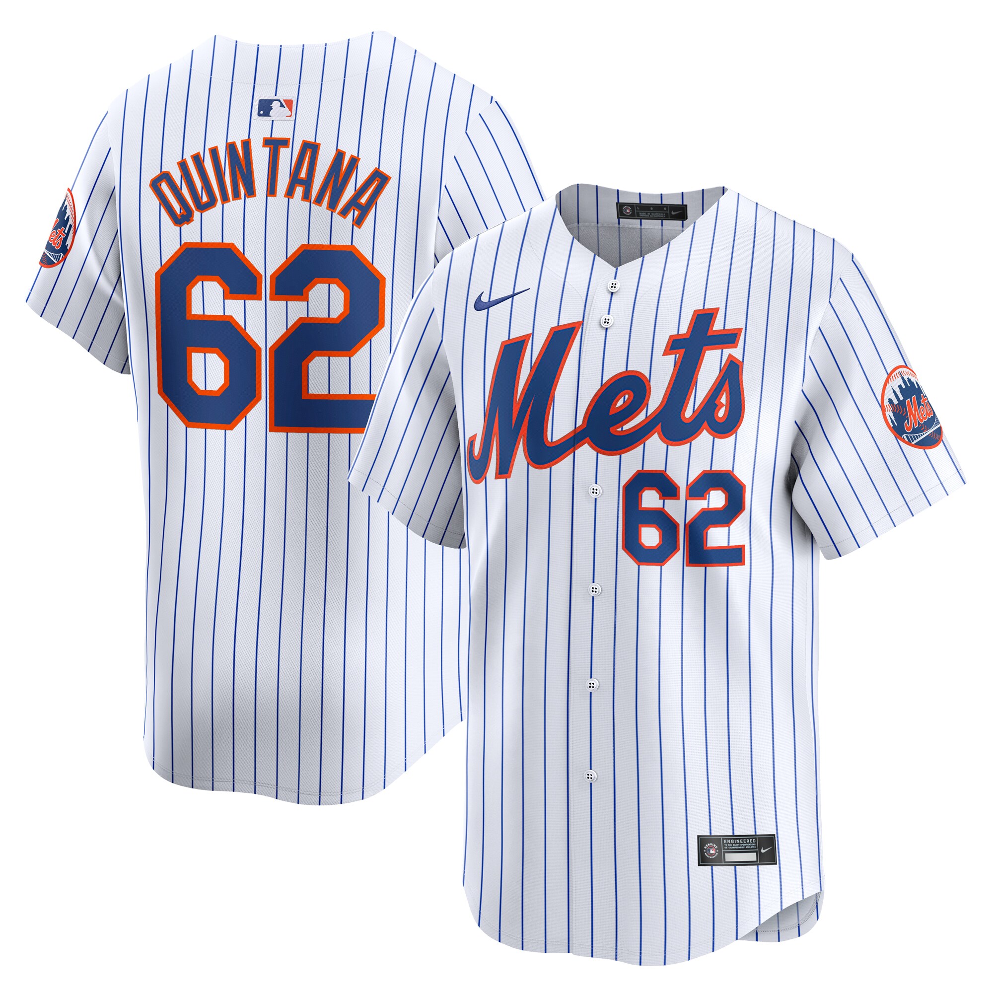 Jose Quintana New York Mets Home Limited Player Baseball Jersey - White