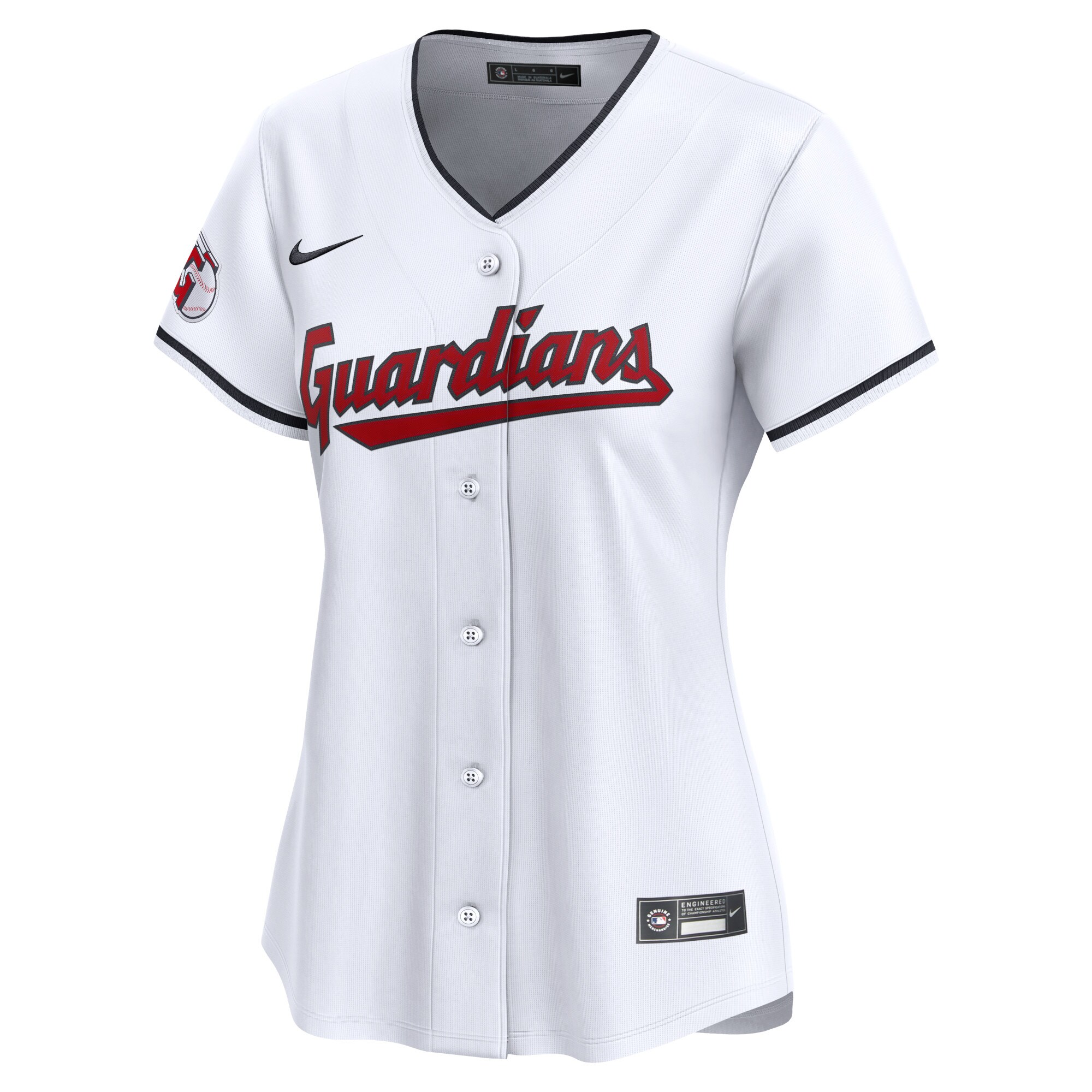 Alternative view of Jose Ramirez Cleveland Guardians Women's Home Limited Player Baseball Jersey - White