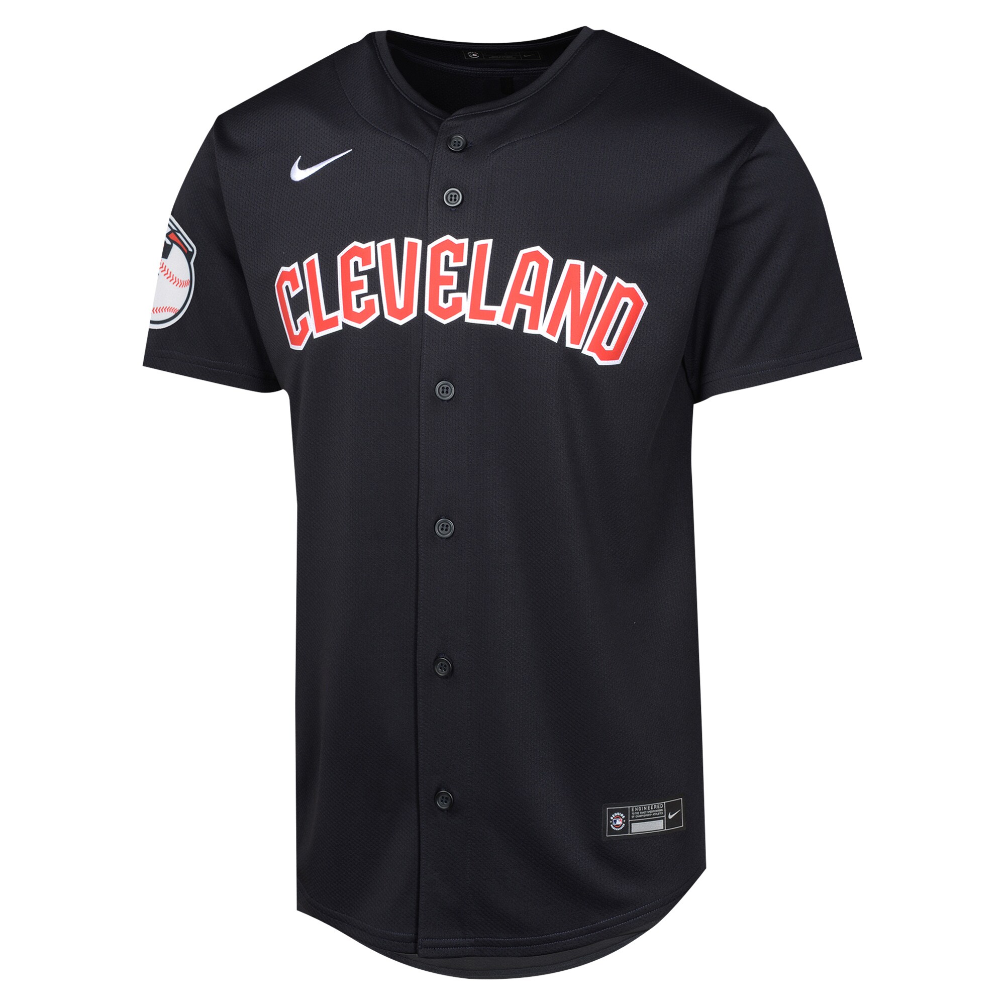 Alternative view of Jose Ramirez Cleveland Guardians Youth Alternate Limited Player Baseball Jersey Blue