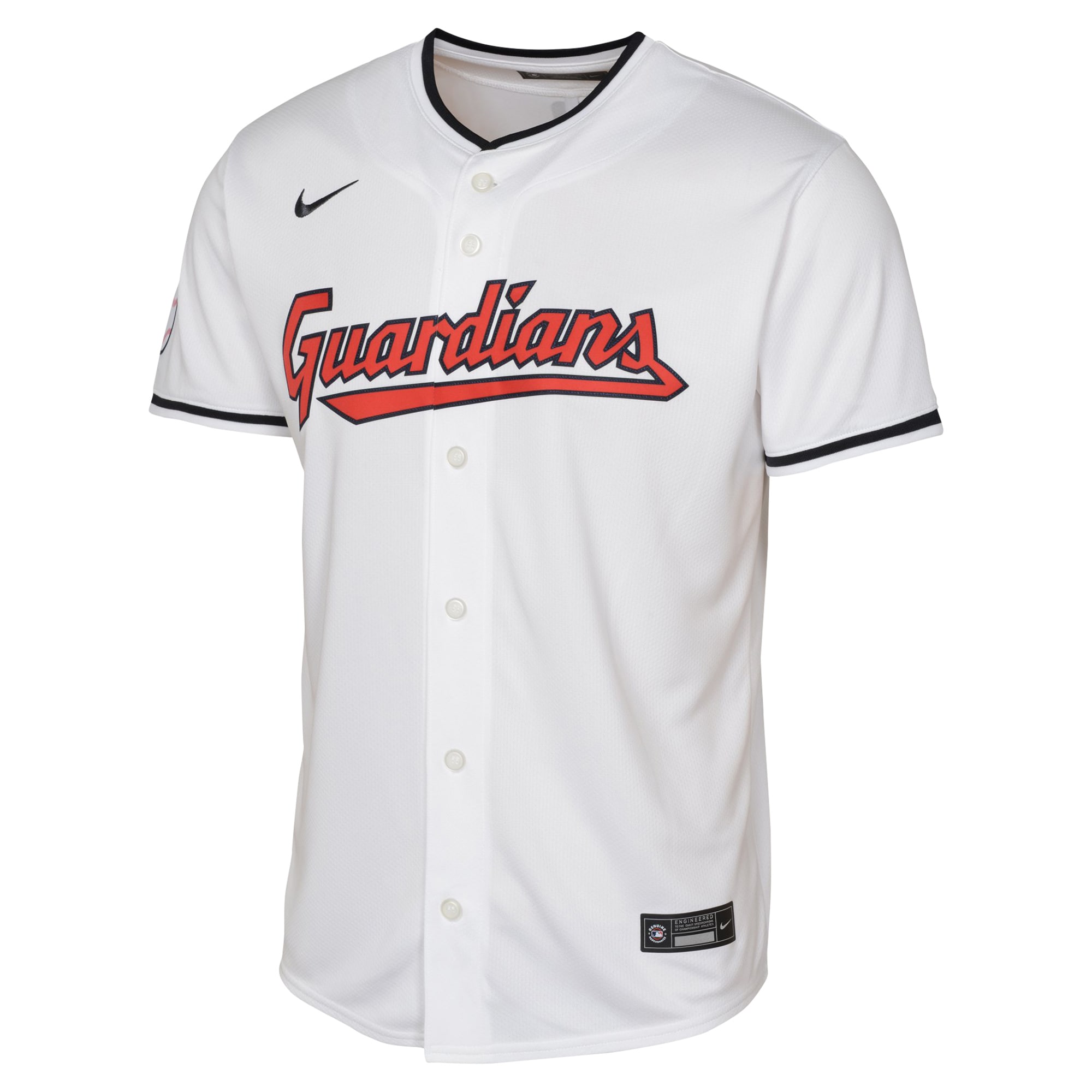 Alternative view of Jose Ramirez Cleveland Guardians Youth Home Limited Player Baseball Jersey - White