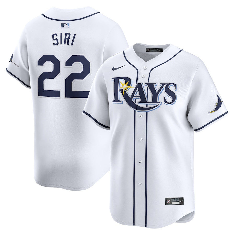 Jose Siri 22 Tampa Bay Rays Home Limited Player Men Baseball Jersey - White - JS765 