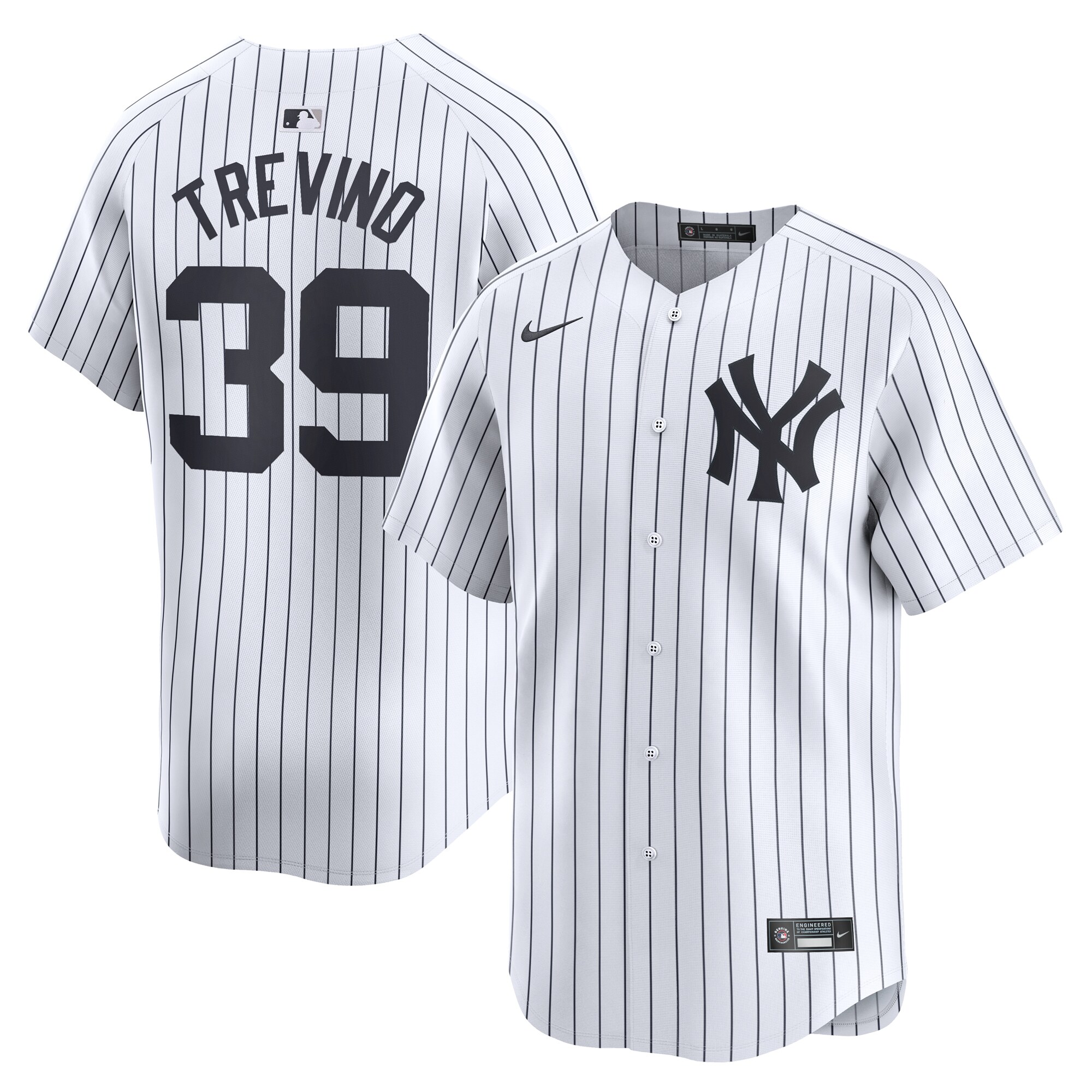 Jose Trevino New York Yankees Home Limited Player Baseball Jersey - White