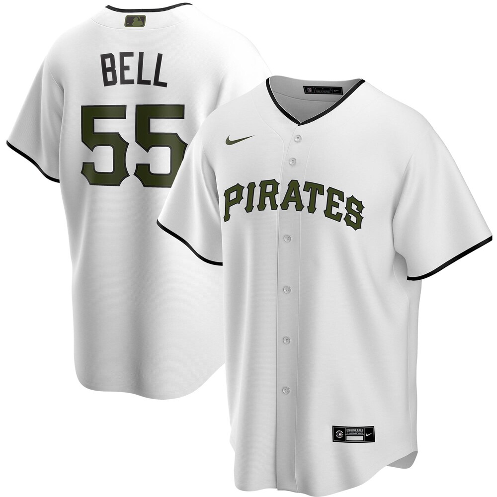 Josh Bell Pittsburgh Pirates Alternate 2020 Player Baseball Jersey - White