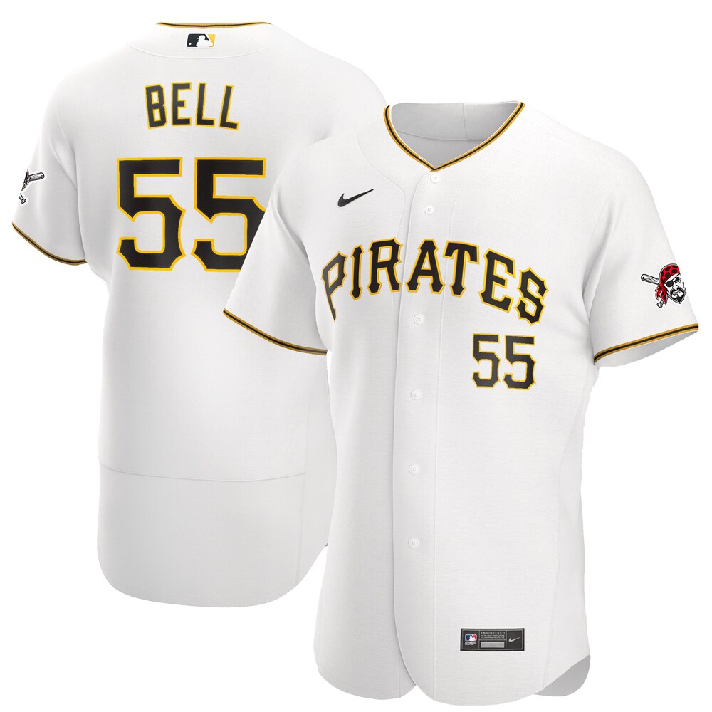 Josh Bell Pittsburgh Pirates Home 2020 Player Baseball Jersey - White