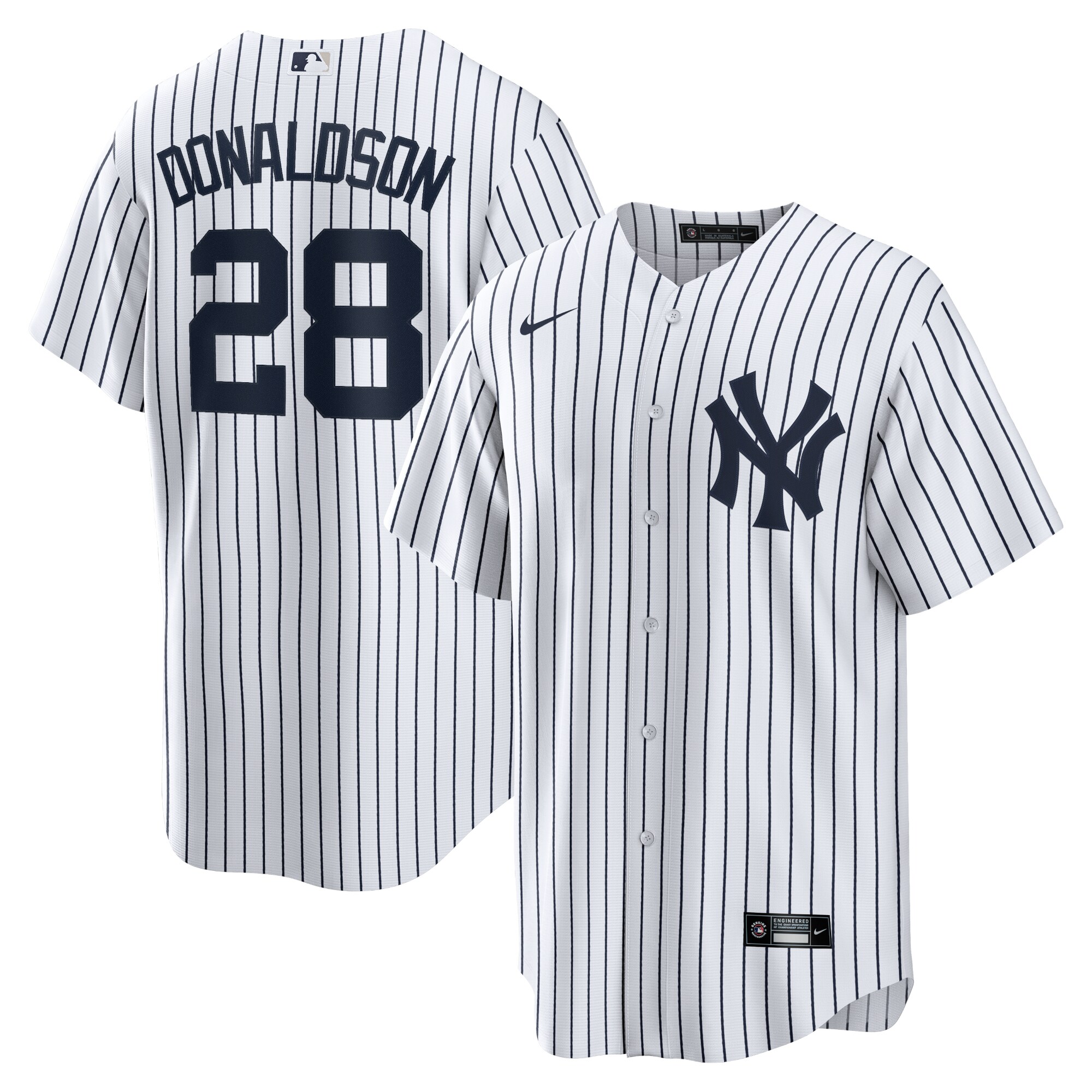 Josh Donaldson New York Yankees Home Replica Player Baseball Jersey – White/navy