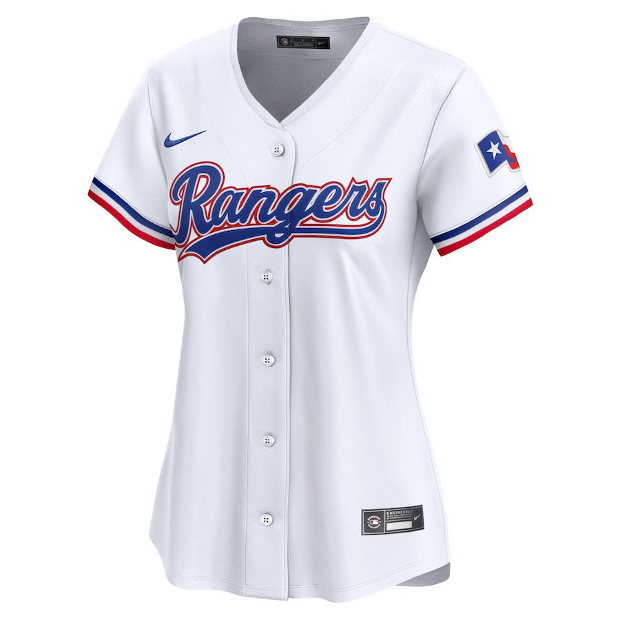 Alternative view of Josh H. Smith 47 Texas Rangers Women Home Limited Player Baseball Jersey - White - JS624 