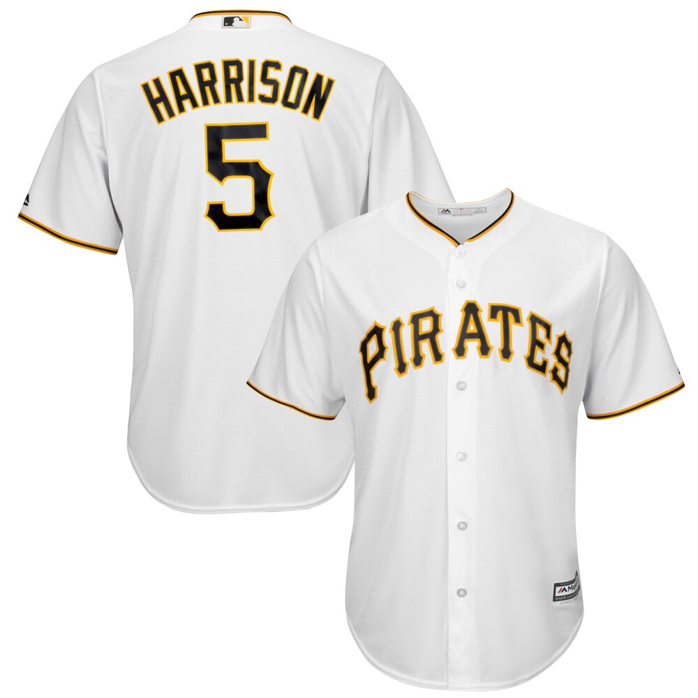 Josh Harrison Pittsburgh Pirates Majestic Cool Base Player Baseball Jersey - White