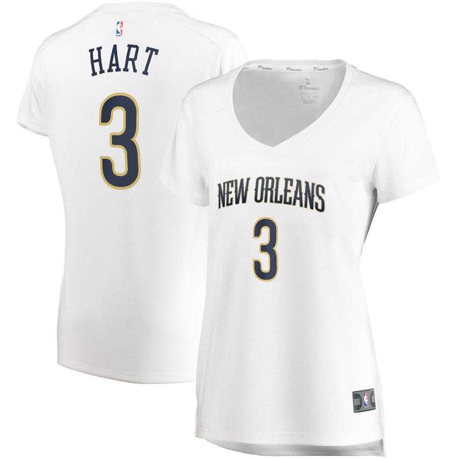 Josh Hart New Orleans Pelicans Fanatics Branded Women's Fast Break Replica Basketball Jersey White - Association Edition