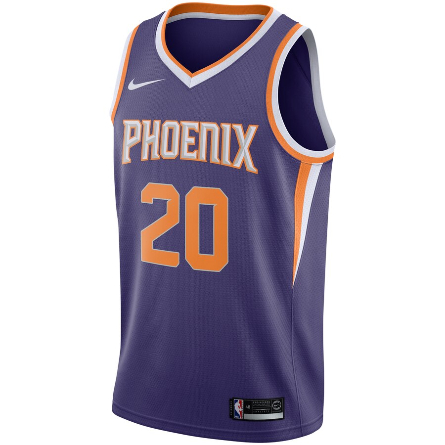 Alternative view of Josh Jackson Phoenix Suns Replica Swingman Jersey - Icon Edition - Purple