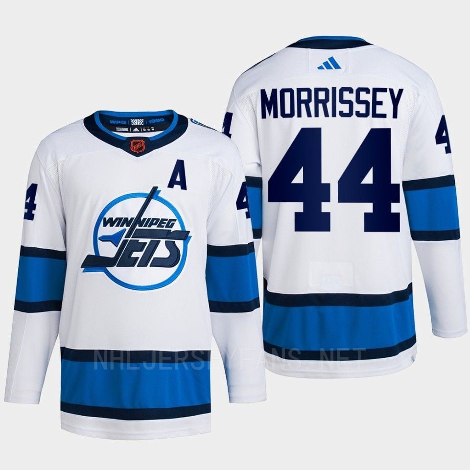 Josh Morrissey 44 Reverse Retro 2.0 2022 Winnipeg Jets White Hockey Jersey Primegreen - JS896 