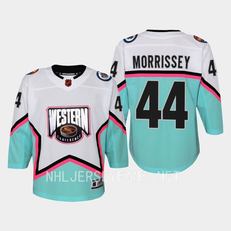 Josh Morrissey 44 Winnipeg Jets 2023 All-Star Game Hockey Jersey White Equipment - JS260 