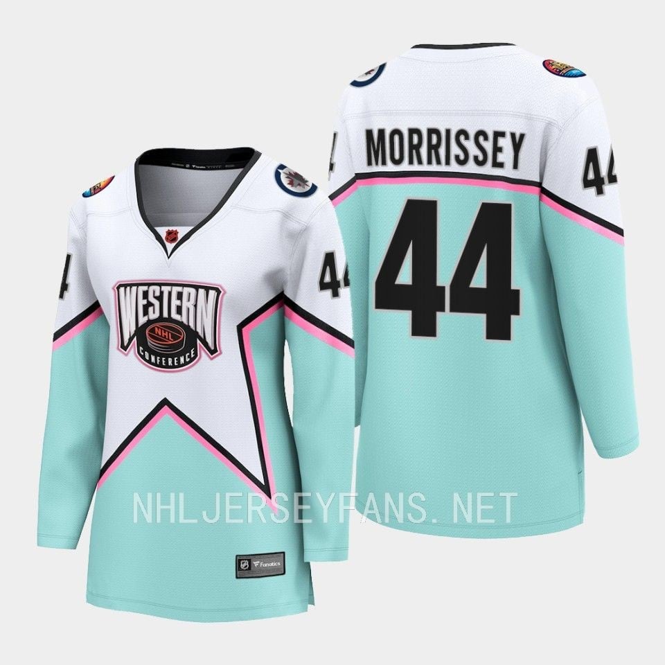 Josh Morrissey 44 Winnipeg Jets White 2023 All-Star Western Conference Hockey Jersey Women - JS748 