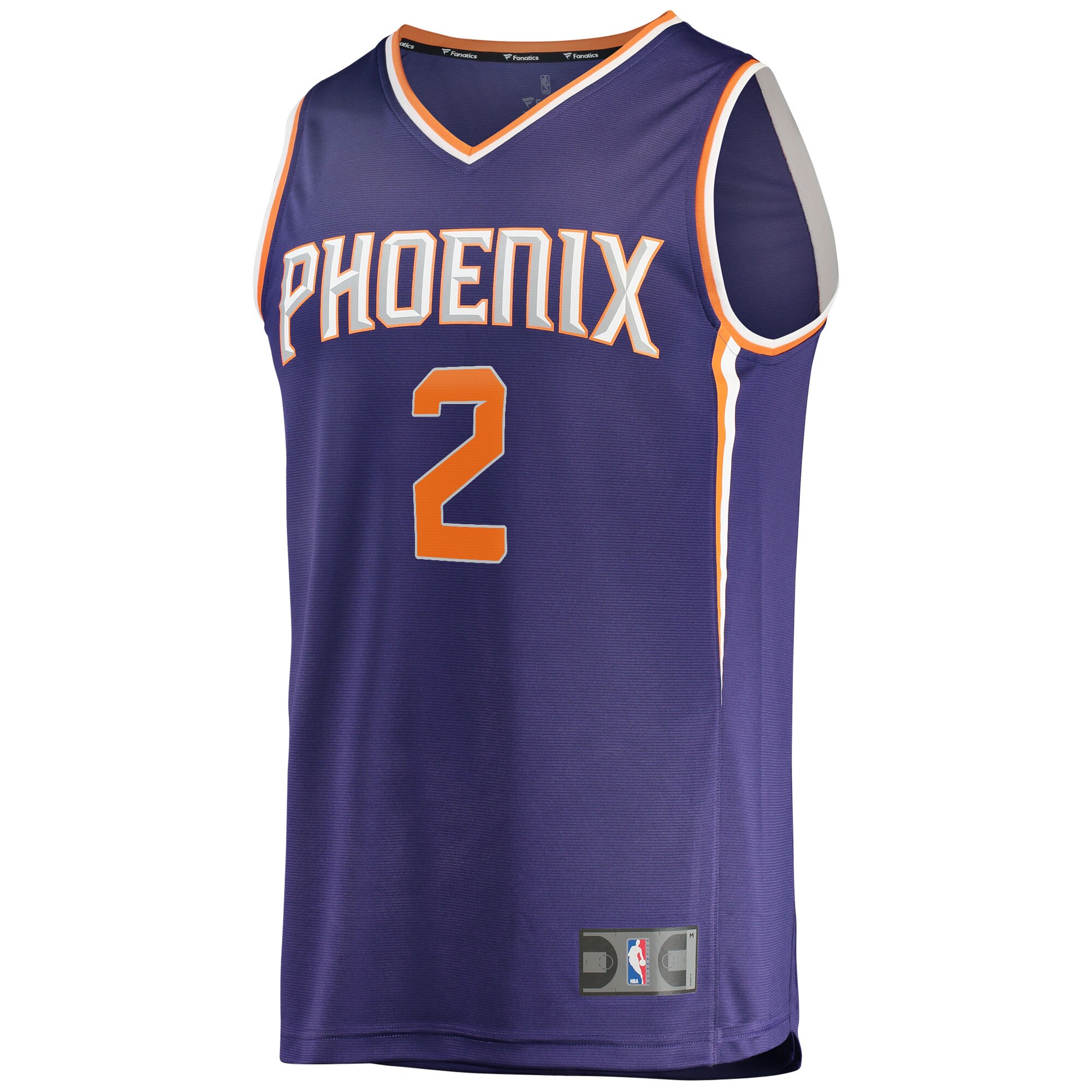 Alternative view of Josh Okogie Phoenix Suns Fanatics Fast Break Replica Jersey - Icon Edition - Purple
