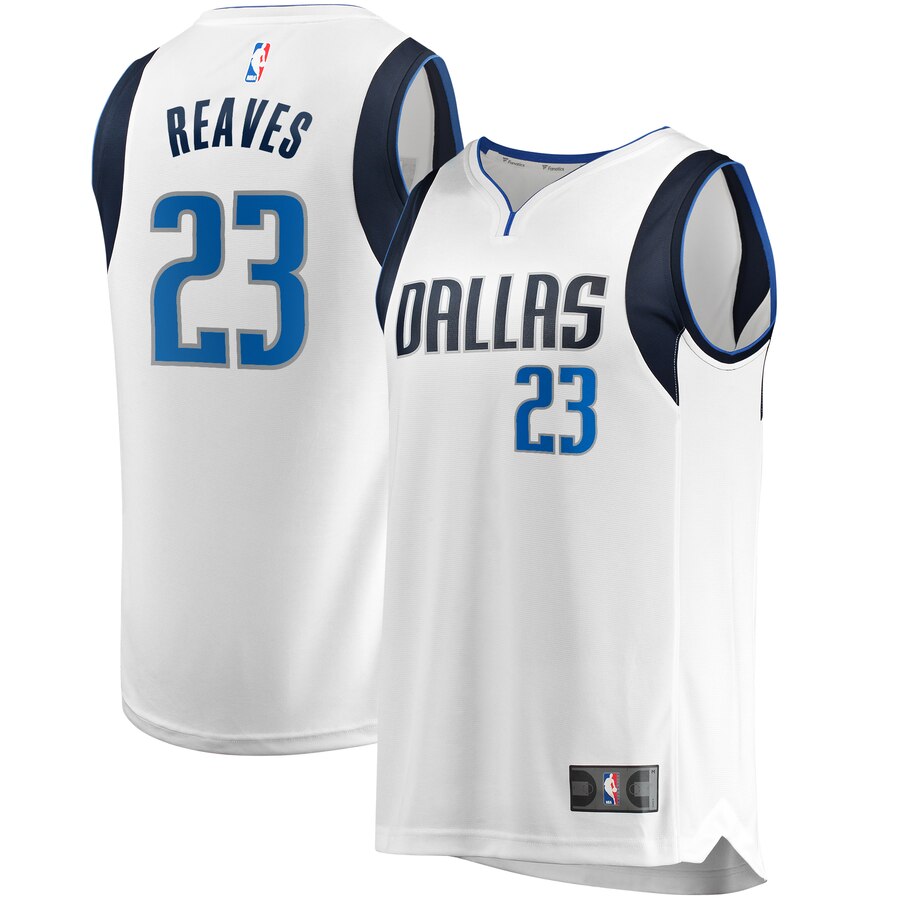 Josh Reaves Dallas Mavericks Fanatics Branded Youth Fast Break Replica Player Basketball Jersey - Association Edition - White