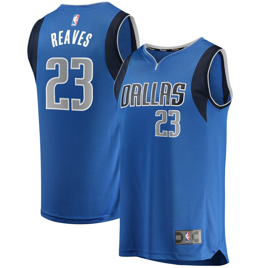 Josh Reaves Dallas Mavericks Fanatics Branded Youth Fast Break Replica Player Basketball Jersey - Icon Edition - Blue