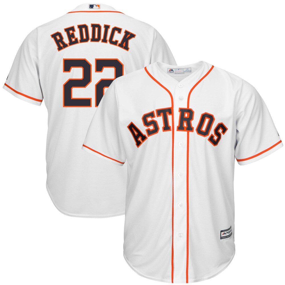 Josh Reddick Houston Astros Majestic Home Cool Base Player Baseball Jersey - White