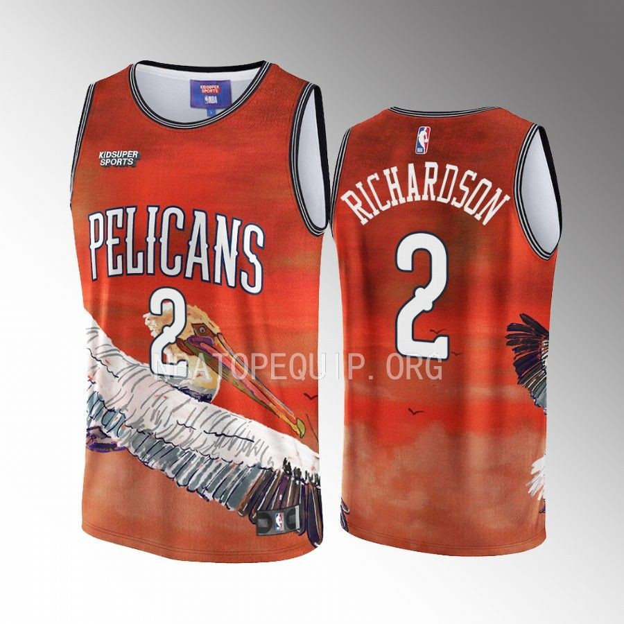 Josh Richardson 2 New Orleans Pelicans NBA & KidSuper Studios Unisex Hometown Basketball Jersey - JS201 