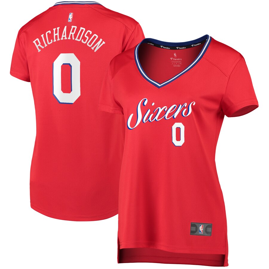 Josh Richardson Philadelphia 76ers Fanatics Branded Women's Fast Break Replica Basketball Jersey Red - Statement Edition