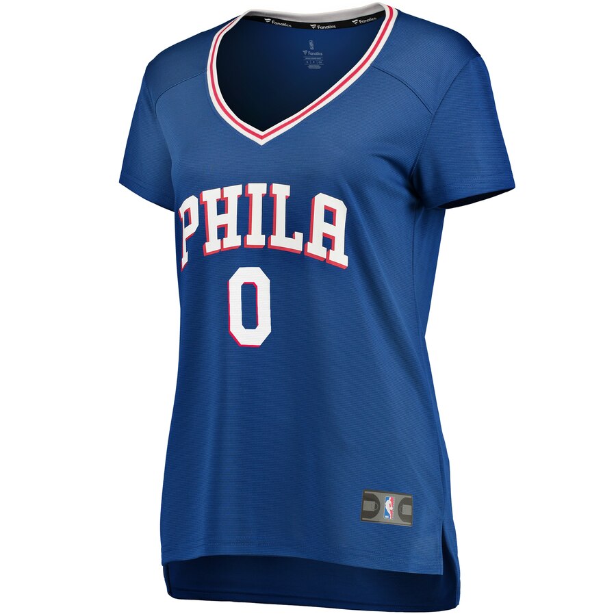 Alternative view of Josh Richardson Philadelphia 76ers Fanatics Branded Women's Fast Break Replica Basketball Jersey Royal - Icon Edition