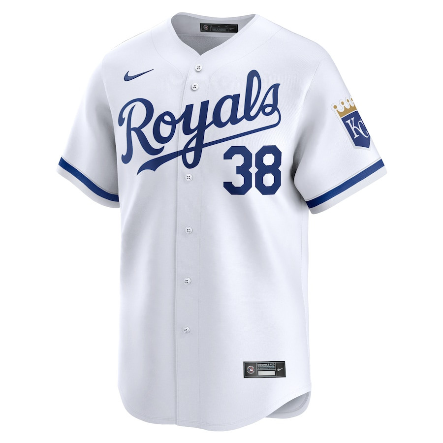 Alternative view of Josh Taylor 38 Kansas City Royals Home Limited Player Men Baseball Jersey - White 