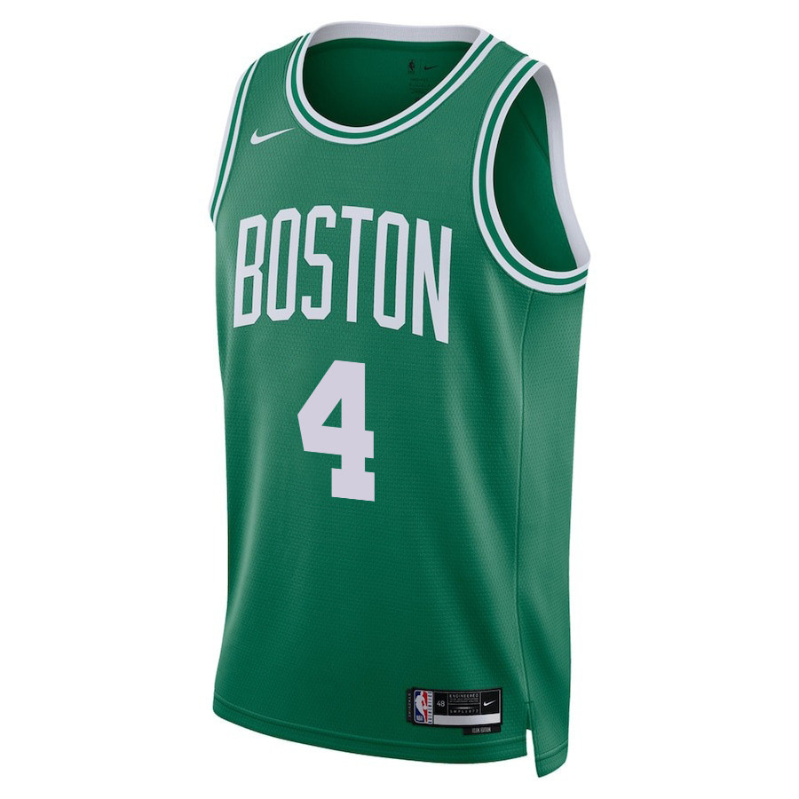 Alternative view of Jrue Holiday 4 Boston Celtics 2024 FINALS PATCH Icon Edition Basketball Jersey - Kelly Green - JS508