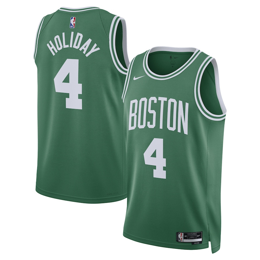 Jrue Holiday 4 Boston Celtics Unisex Swingman Basketball Jersey - Icon Edition - Kelly Green - JS779