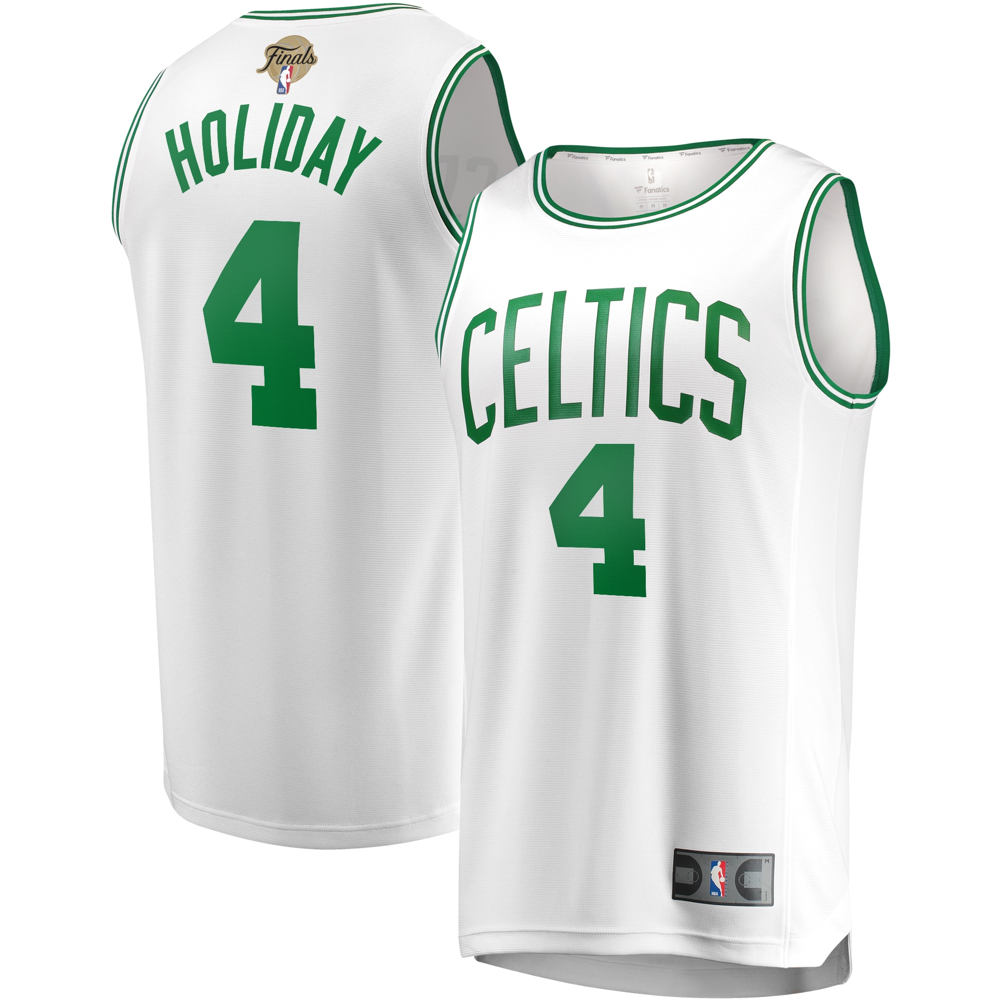 Jrue Holiday Boston Celtics Fanatics 2024 Nba Finals Fast Break Replica Player Basketball Jersey - Association Edition - White