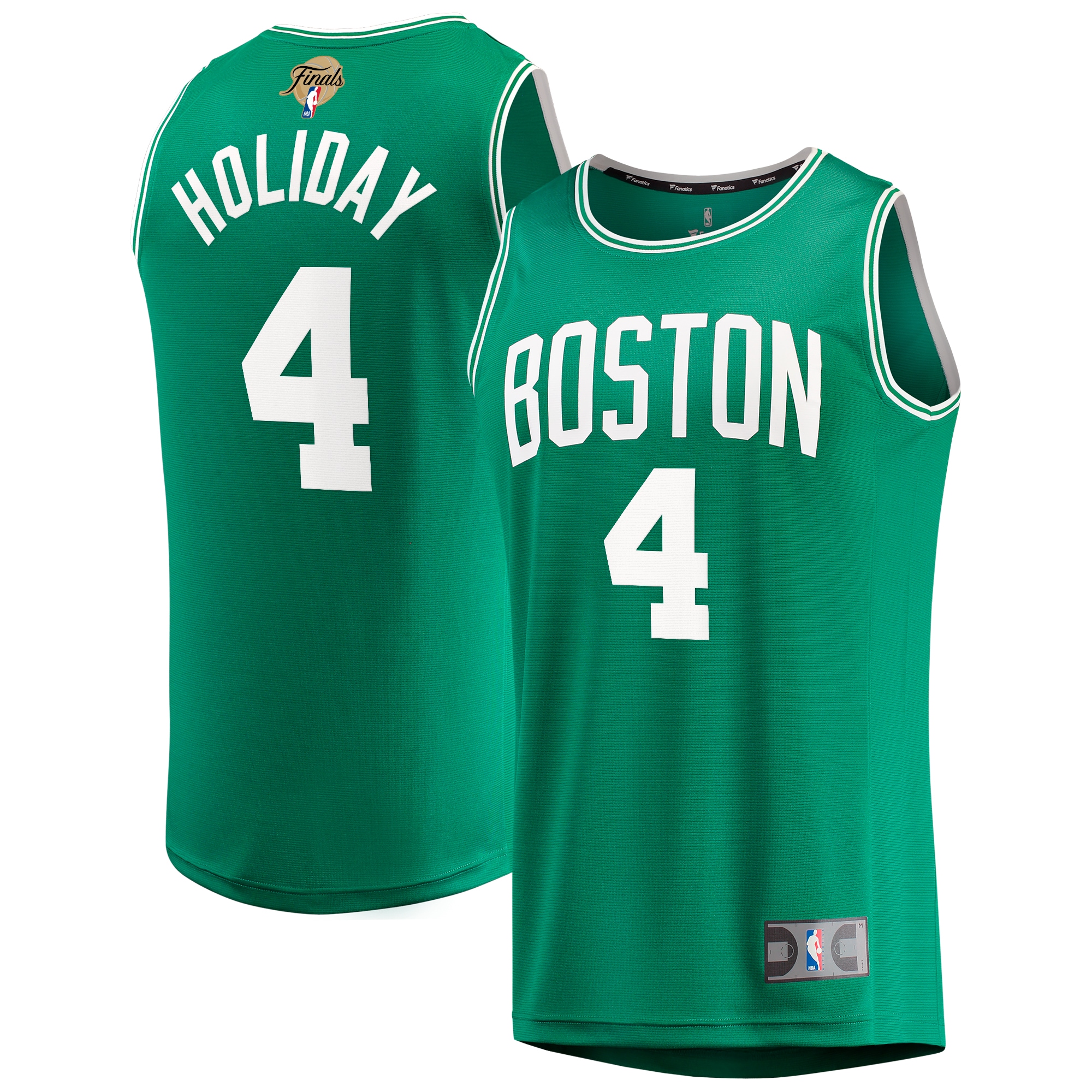 Jrue Holiday Boston Celtics Fanatics Youth 2024 Nba Finals Fast Break Replica Player Basketball Jersey - Icon Edition - Kelly Green