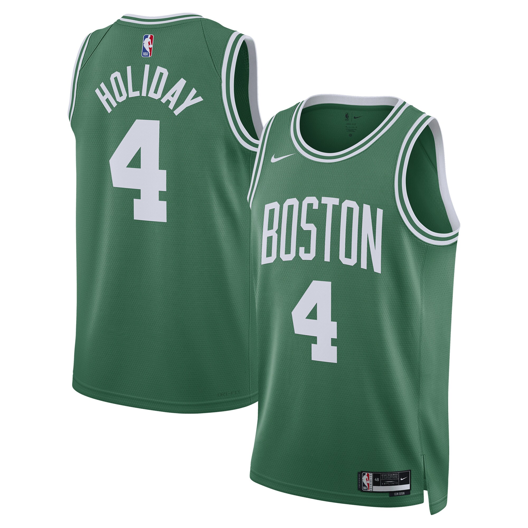 Jrue Holiday Boston Celtics Unisex Swingman Basketball Jersey - Icon Edition - Kelly Green