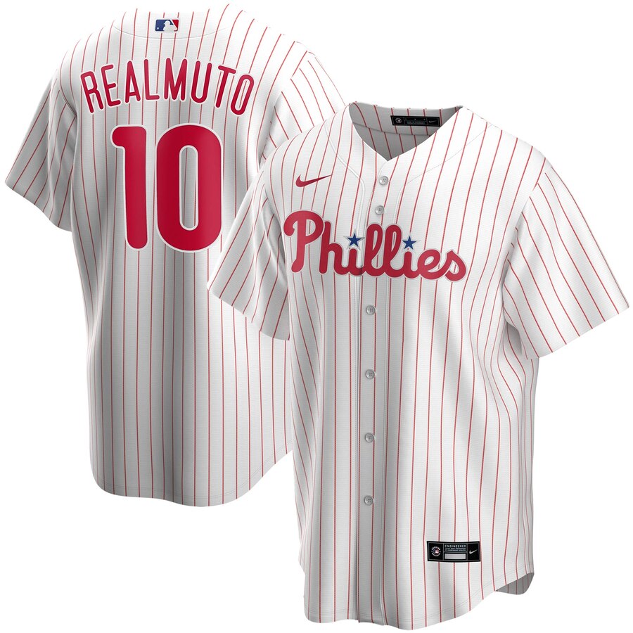 Jt Realmuto Philadelphia Phillies Home 2020 Replica Player Baseball Jersey ÃƒÂ¢Ã¢â€šÂ¬Ã¢â‚¬Å“ White