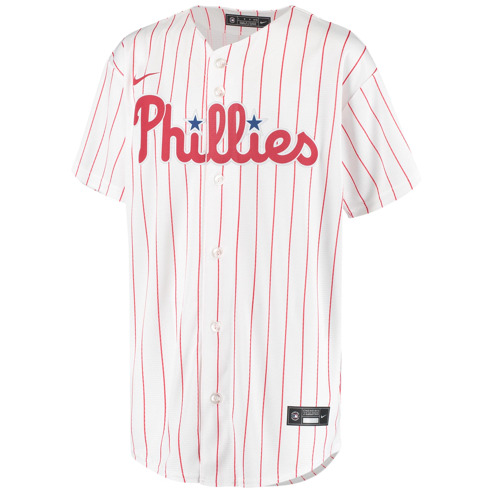 Alternative view of J.t. Realmuto Philadelphia Phillies Youth Alternate Replica Player Baseball Jersey - White