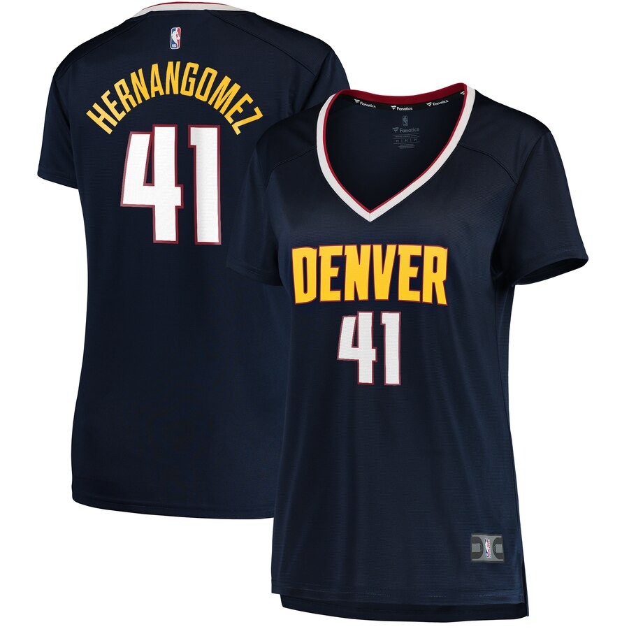 Juan Hernangomez Denver Nuggets Fanatics Branded Women's Fast Break Player Basketball Jersey - Icon Edition - Navy