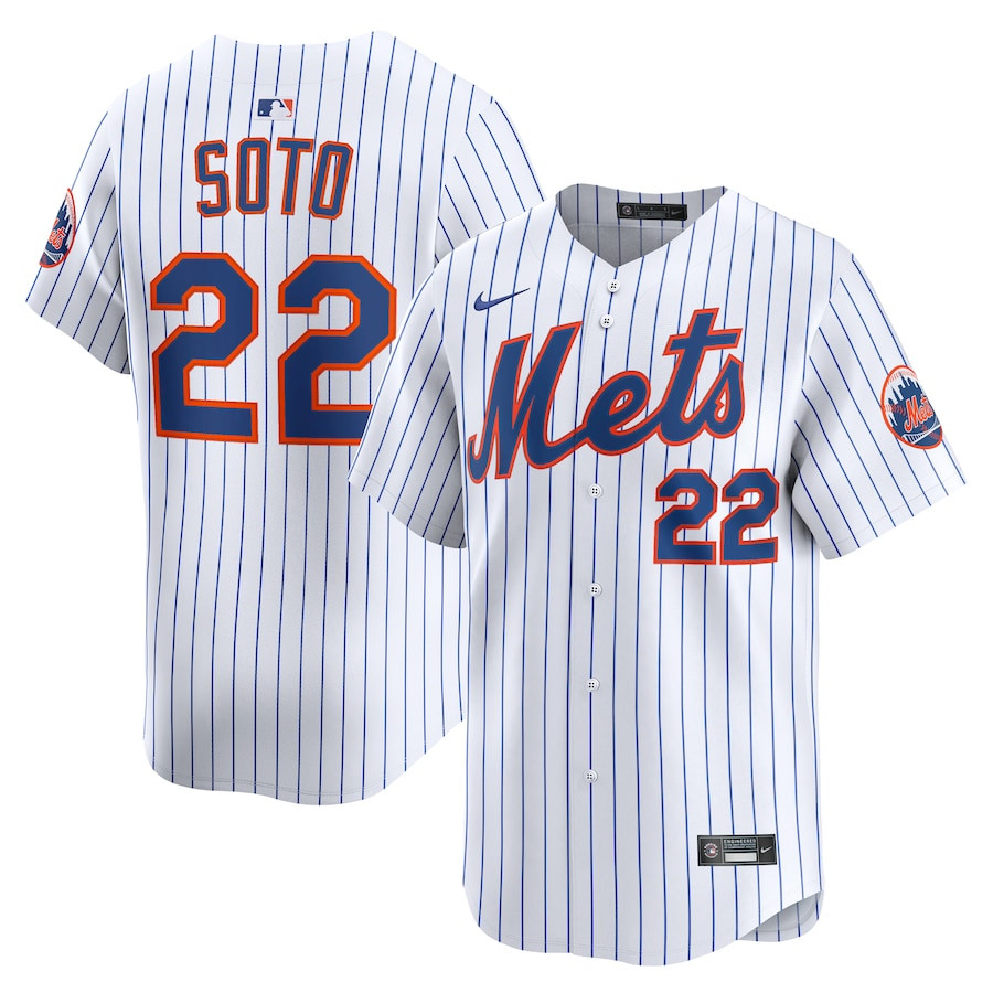 Juan Soto 22 New York Mets Home Limited Player Men Baseball Jersey - White 