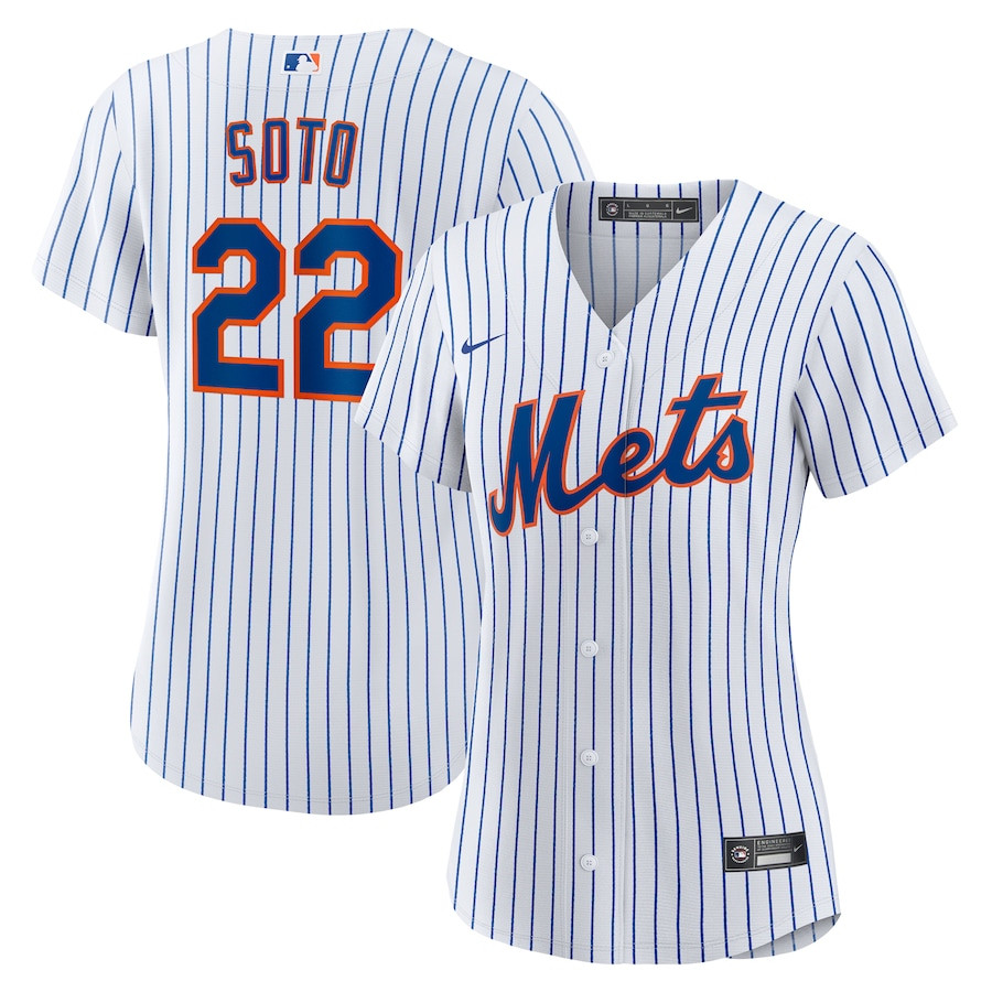 Juan Soto 22 New York Mets Women's Home Player Baseball Jersey - White 